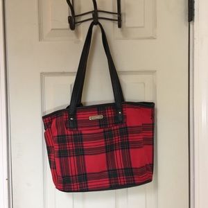 Chaps Plaid Purse with coin purse